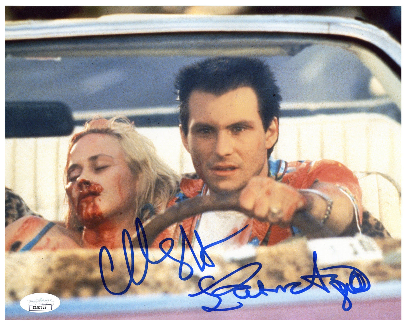 Christian Slater Patricia Arquette Signed 8x10 Photo True Romance JSA COA