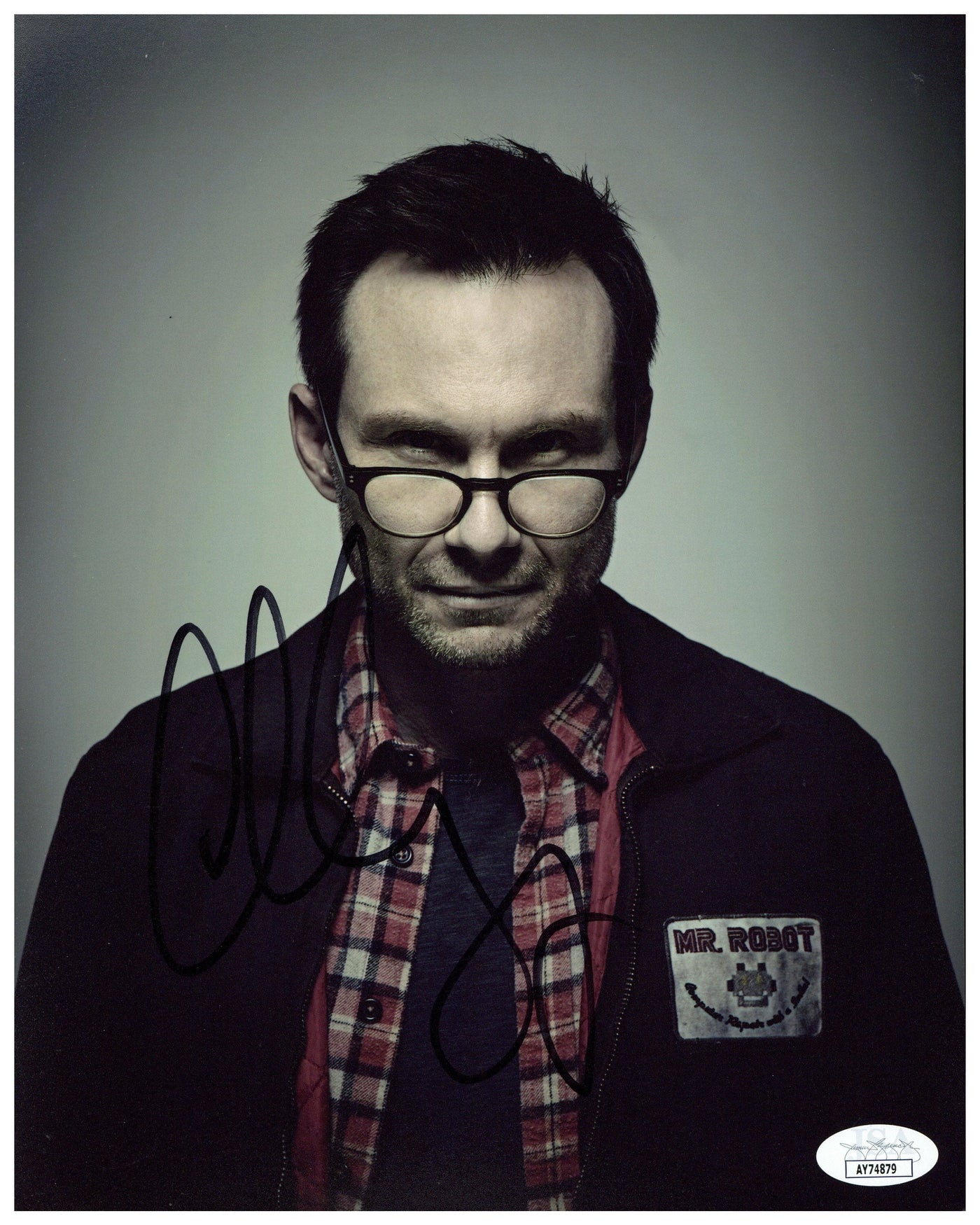 Christian Slater Signed 8x10 Photo Mr. Robot Autographed JSA COA #2