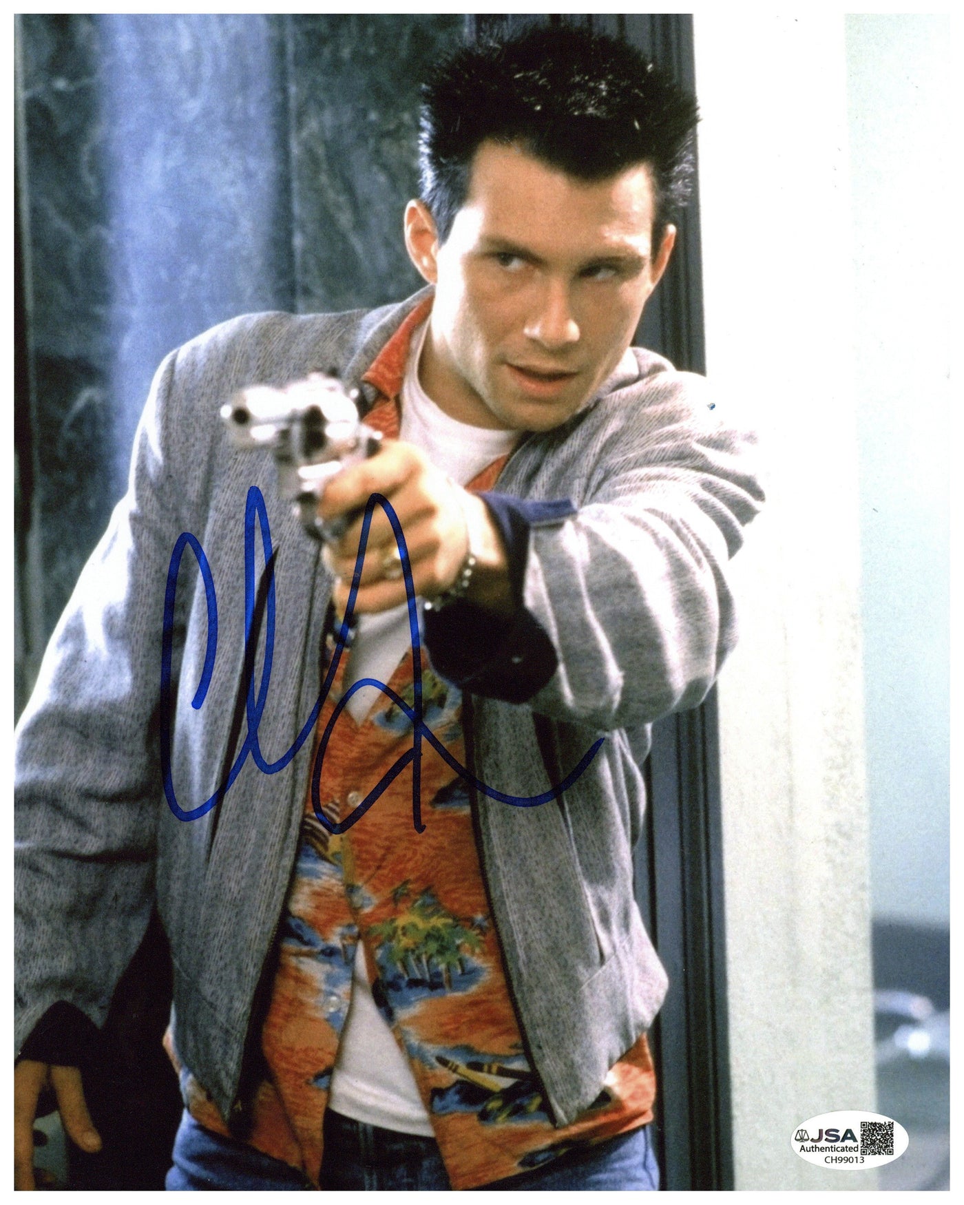 Christian Slater Signed 8x10 Photo True Romance Autographed JSA COA #2