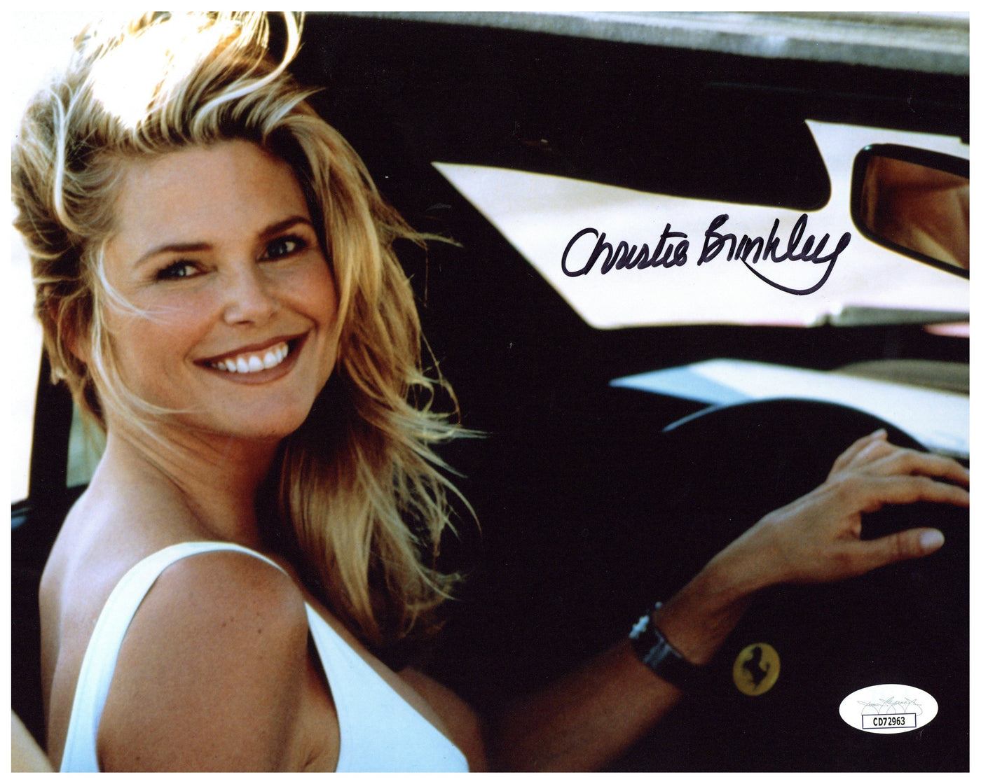 Christie Brinkley Signed 8x10 Photo Christmas Vacation Autographed JSA COA 2