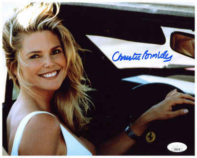 Christie Brinkley Signed 8x10 Photo Christmas Vacation Autographed JSA COA 3