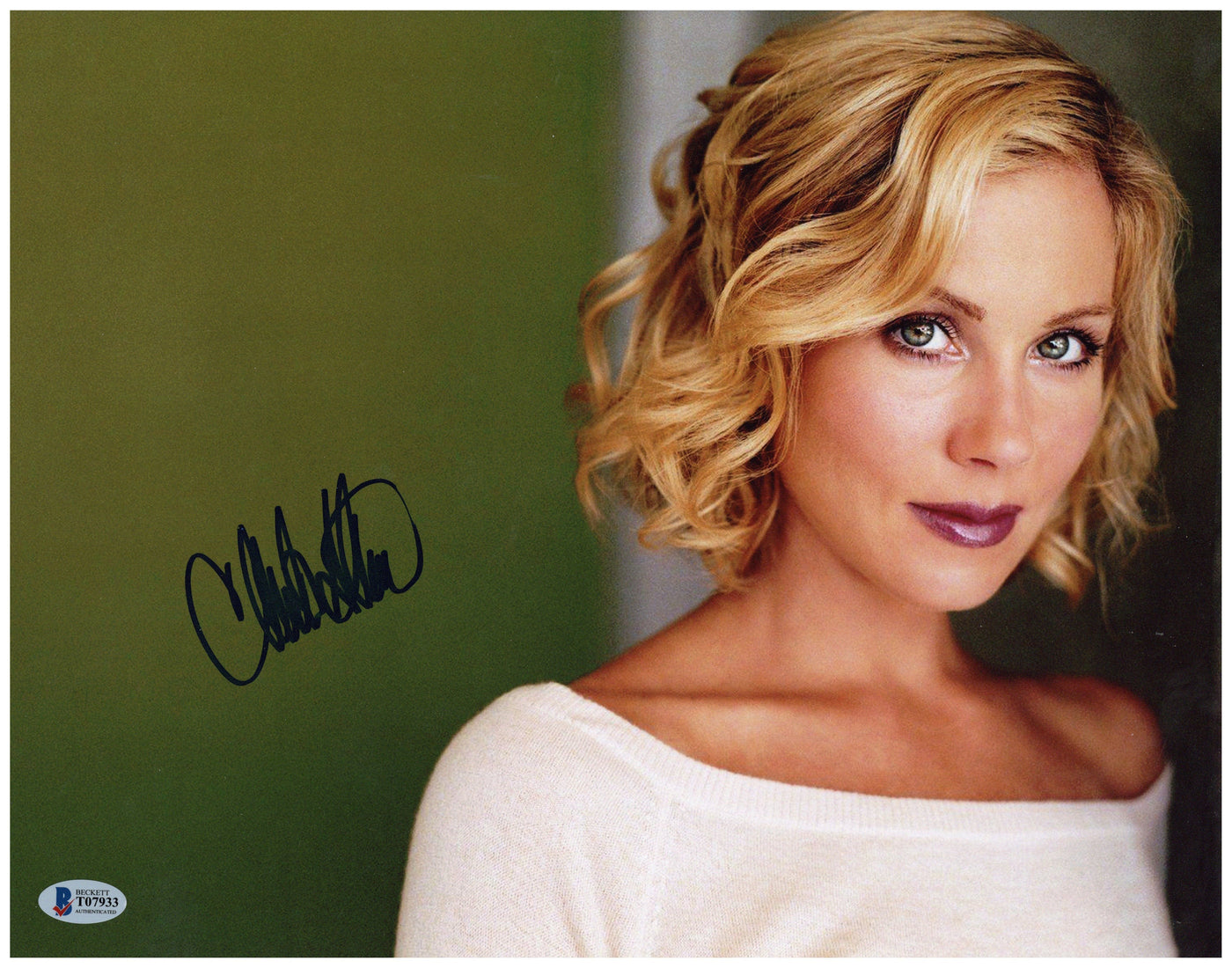 Christina Applegate Autographed 11x14 Photo Married with Children BAS COA
