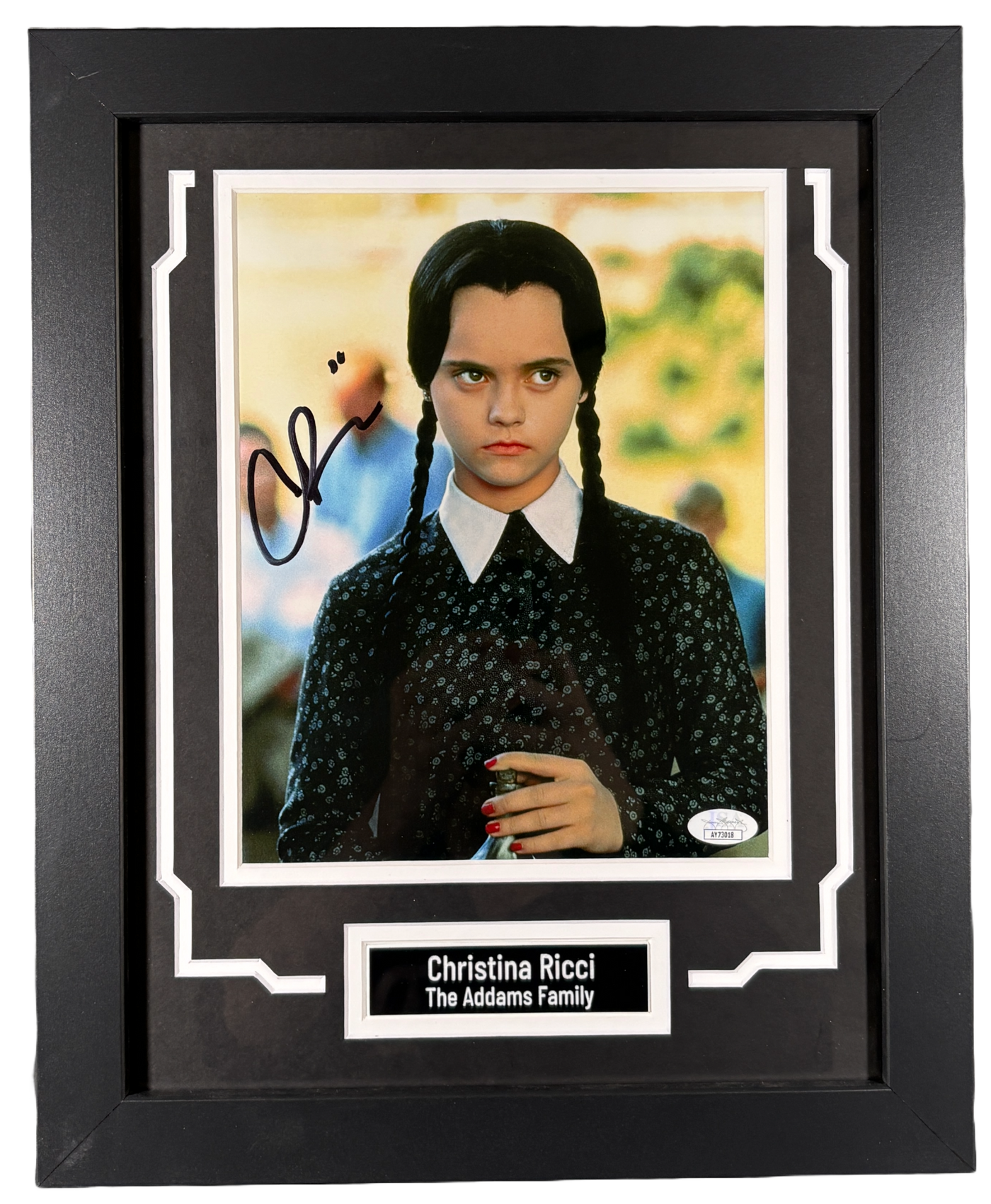 Christina Ricci Signed 8x10 Photo Custom Framed The Addams Family JSA COA