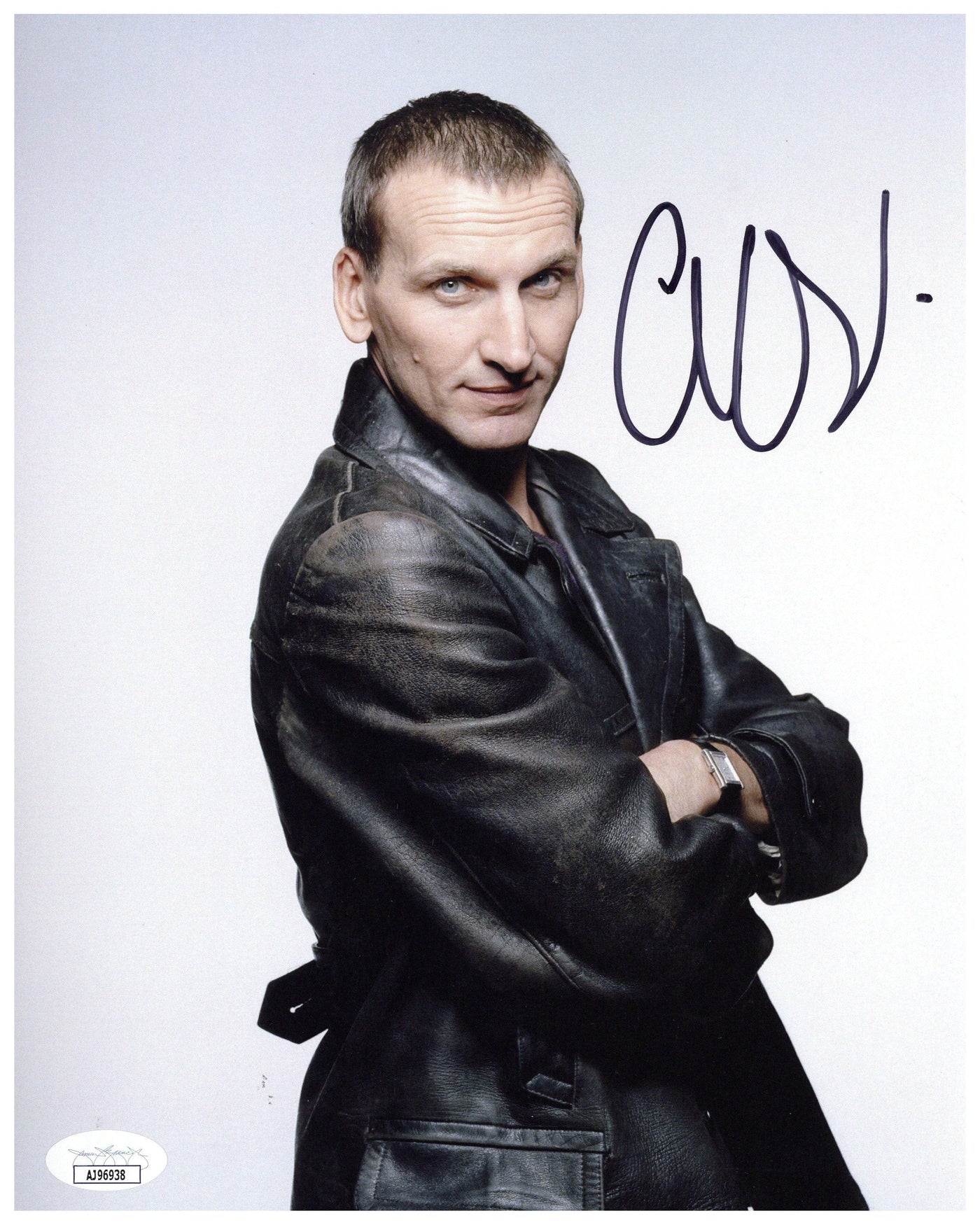 Christopher Eccleston Signed 8x10 Photo Doctor Who Autographed JSA COA #2