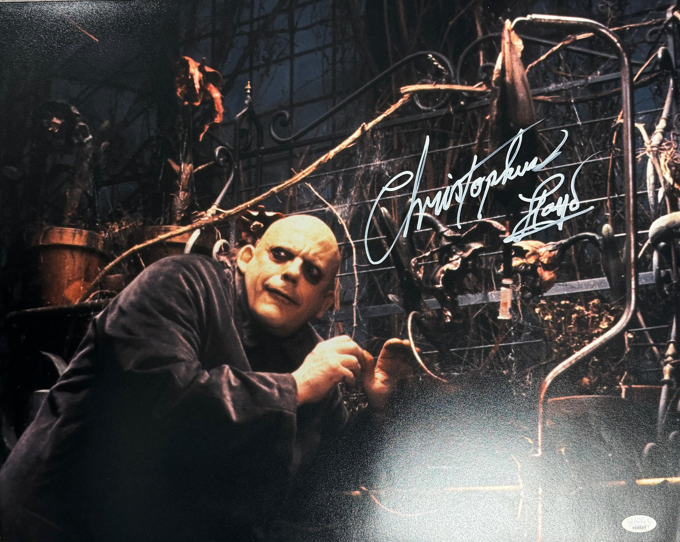 Christopher Lloyd Signed 16x20 Photo The Addams Family Autographed JSA COA