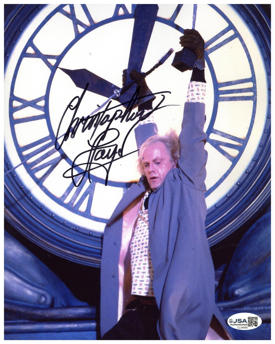 Back To The Future Christopher Lloyd 8x10 Autograph Certificate