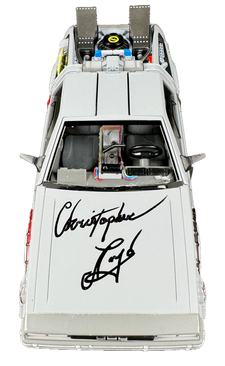 Christopher Lloyd Signed Back to the Future Time Machine Delorean