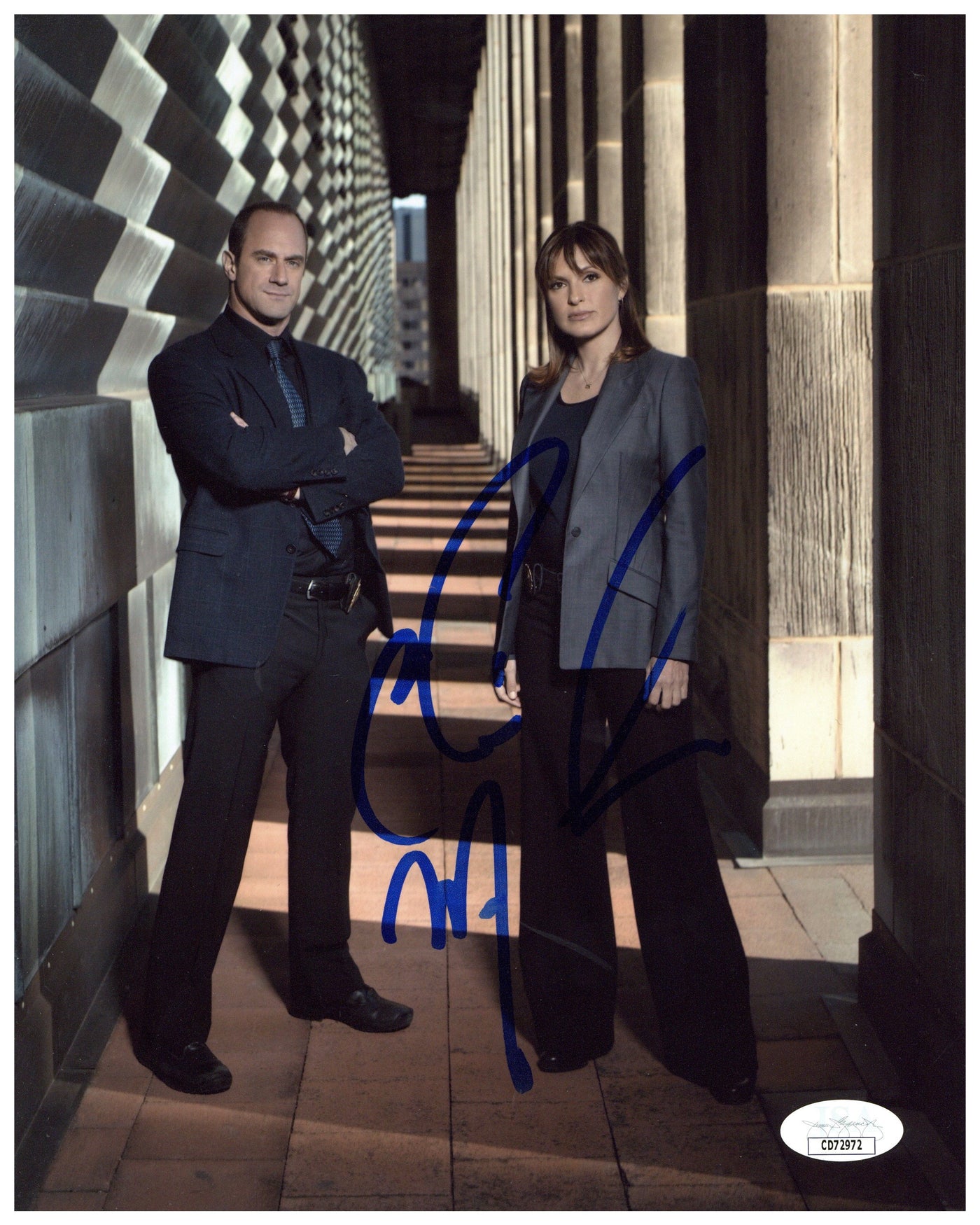 Christopher Meloni Signed 8x10 Photo Law & Order: SVU Autographed JSA COA 2