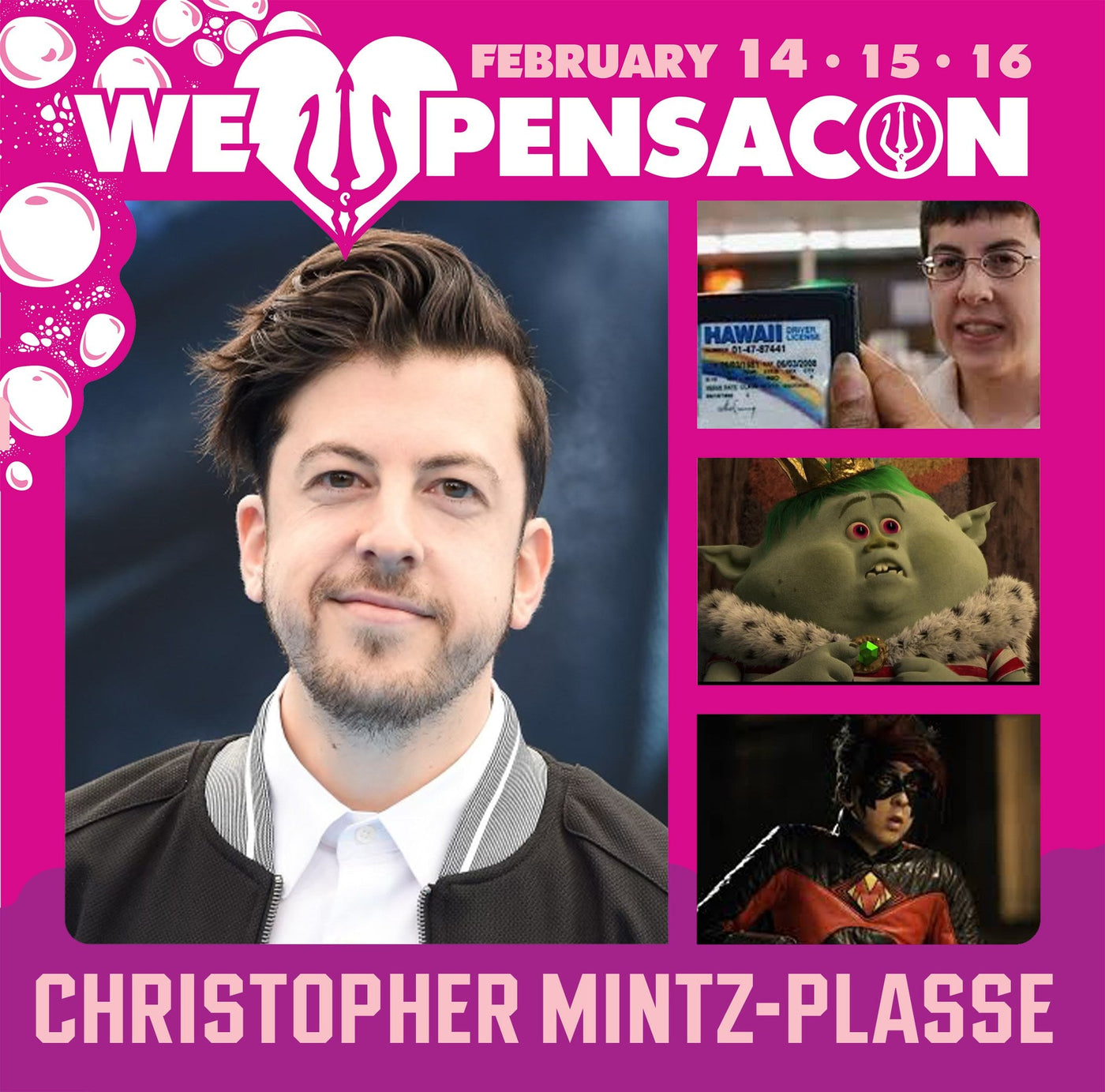 Christopher Mintz-Plasse Official Autograph Mail-In Service - Pensacon 2025