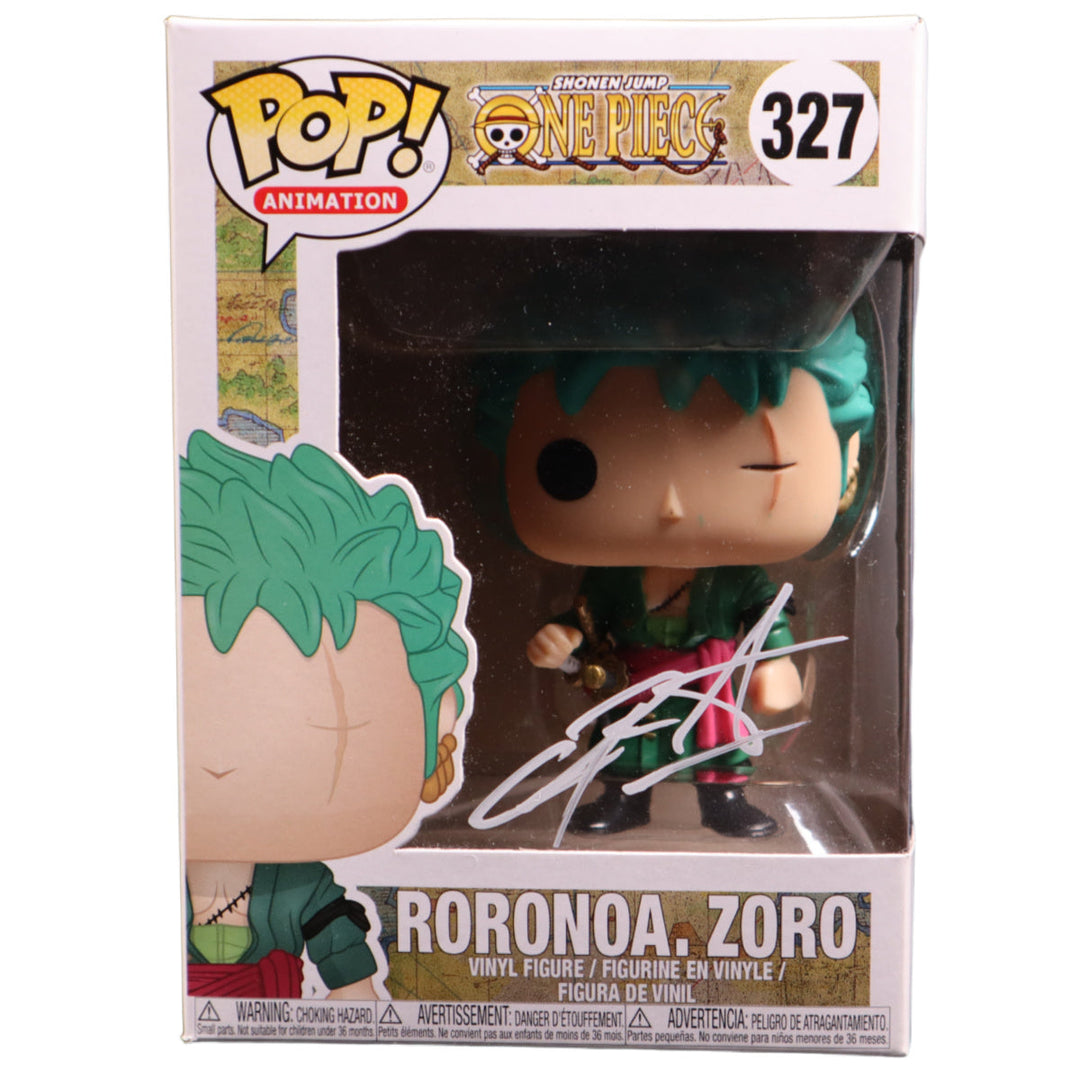 Roronoa Zoro shops Signed Funko Pop Christopher Sabat