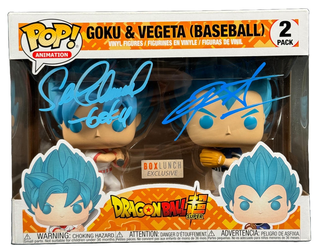 Funko Pop! Bundle for djlwmn1741… All hotsell Might and Vegeta signed by Chris Sabat JSA