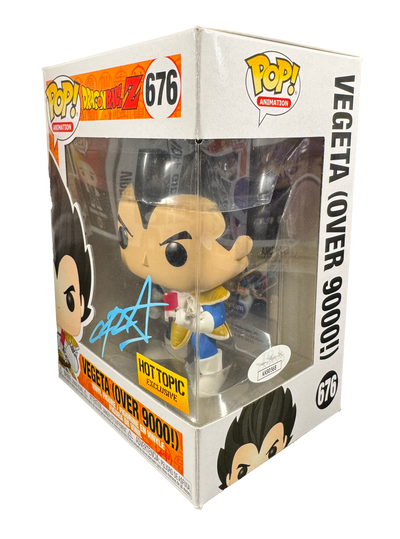 Christopher Sabat Signed Funko POP Dragon Ball Z Vegeta JSA COA