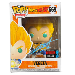 Image of Christopher Sabat Signed Funko POP DragonBall Z Vegeta #669 JSA COA DBZ