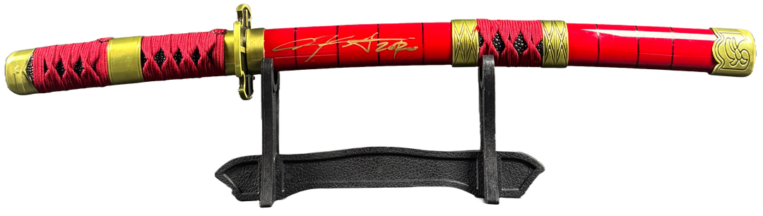 Christopher Sabat Signed One Piece Zoro Sandai Kitetsu 18 Inch