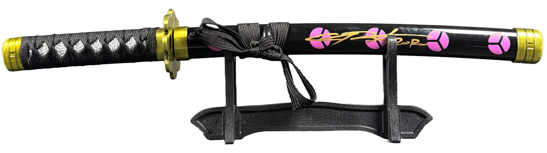 サナ ソード&シールド Christopher Sabat Signed One Piece Zoro Shusui 18 Inch Sword