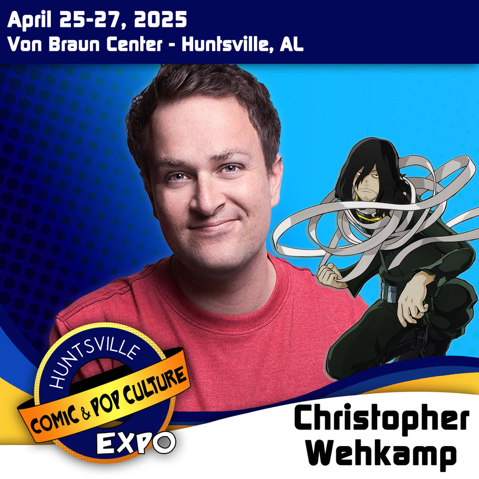 Christopher Wehkamp Official Autograph Mail-In Service - Huntsville Expo 2025