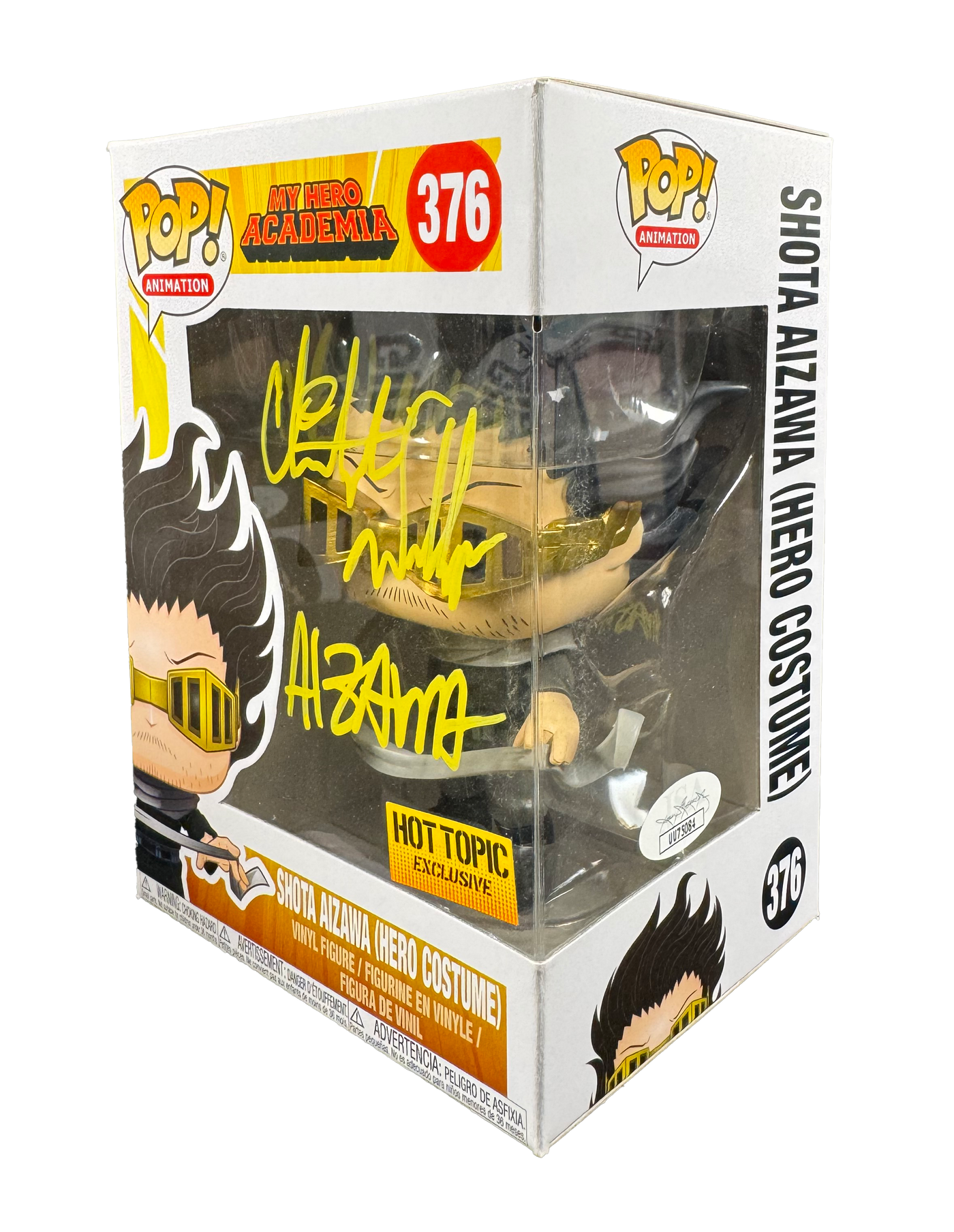 Christopher Wehkamp Signed Funko Pop My Hero Academia Aizawa Autograph JSA