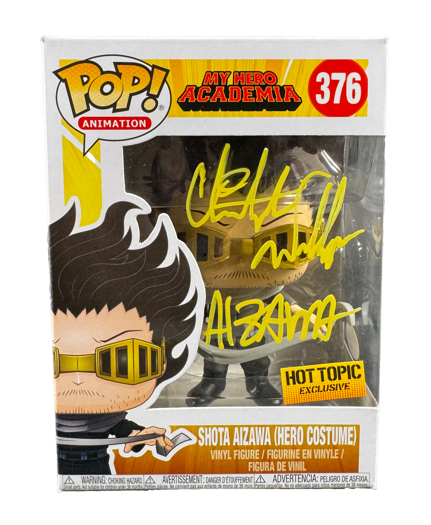 Christopher Wehkamp Signed Funko Pop My Hero Academia Aizawa Autograph JSA