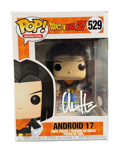 Chuck Huber Signed Funko Pop Dragon Ball Z Android 17 Autographed JSA COA W