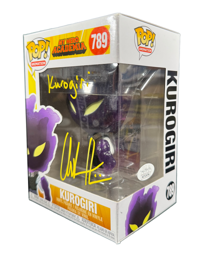 Chuck Huber Signed Funko Pop My Hero Academia Kurogiri Autographed JSA COA 2