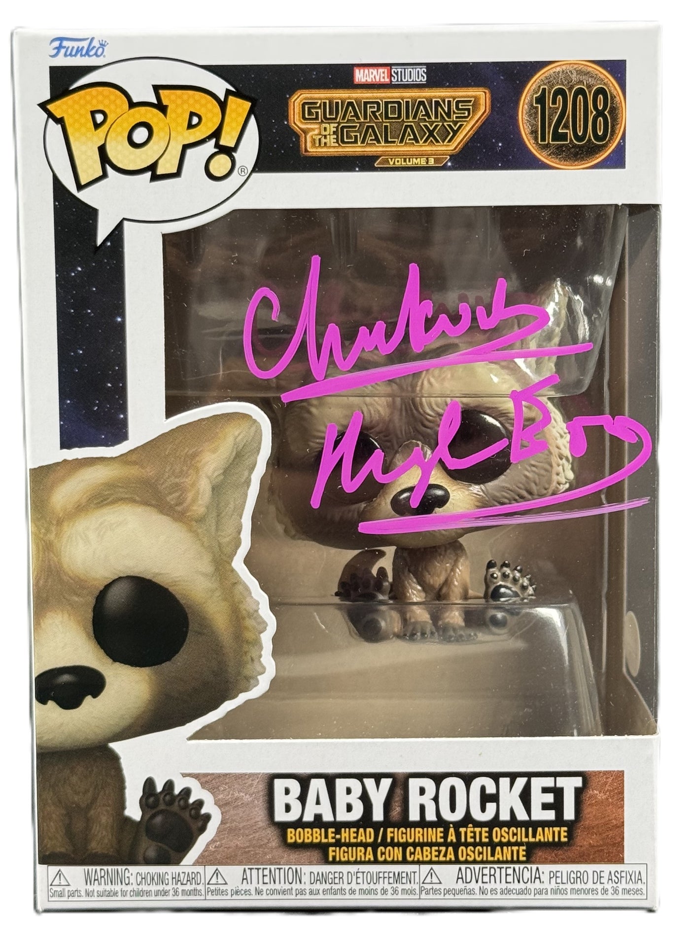 Chukwudi Iwuji Signed Funko Pop Guardians Of The Galaxy High Evolutionary JSA