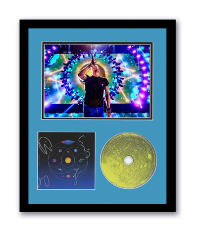 Coldplay Autographed 11x14 Custom Framed CD Photo Music Of The Spheres Signed ACOA 5