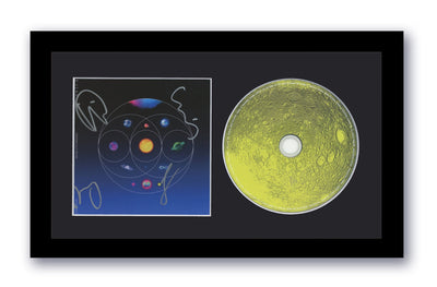 Coldplay Signed 7x12 Framed CD Music Of The Spheres Autographed Chris Martin ACOA 4
