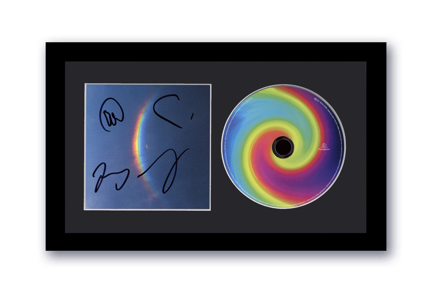 Coldplay Signed CD Custom 7x12 Framed Moon Music Autographed ACOA B