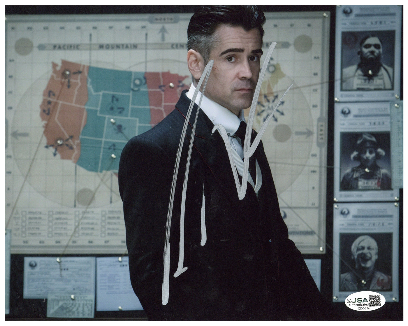 Colin Farrell Signed 8x10 Photo Fantastic Beasts and Where to Find Them Autographed JSA COA FACE