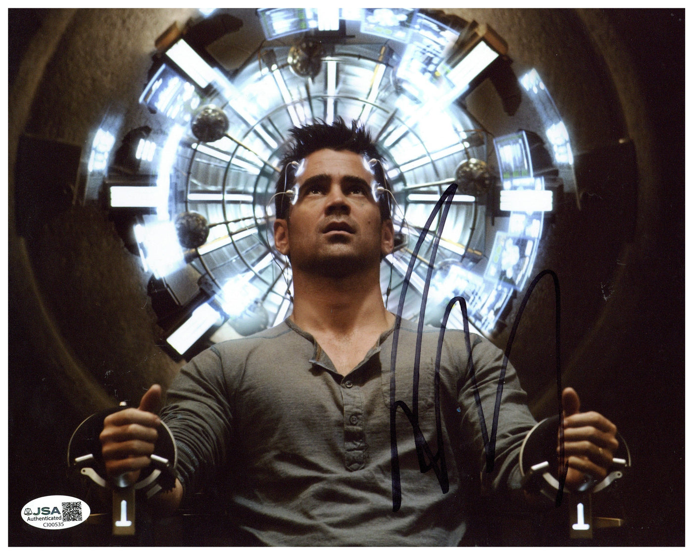 Colin Farrell Signed 8x10 Photo Total Recall Autographed JSA COA