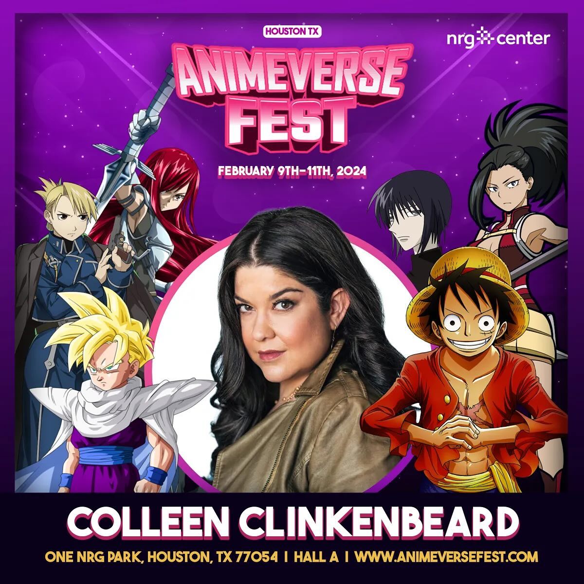 Colleen Clinkenbeard Official Autograph MailIn Service AnimeVerse F