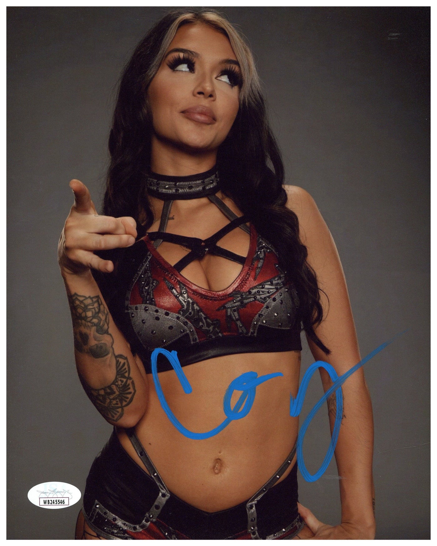 Cora Jade Signed 8x10 Photo WWE NXT Pro Wrestling Autograph JSA COA 2