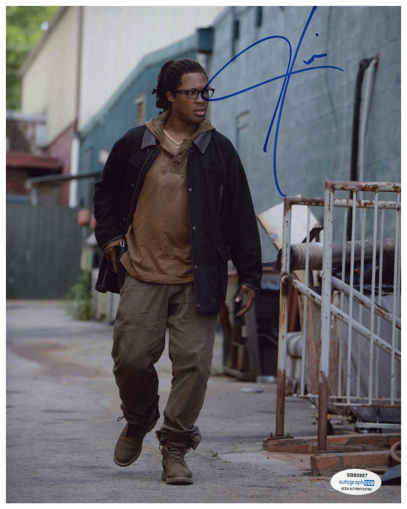 Corey Hawkins Signed 8x10 Photo The Walking Dead Autographed ACOA