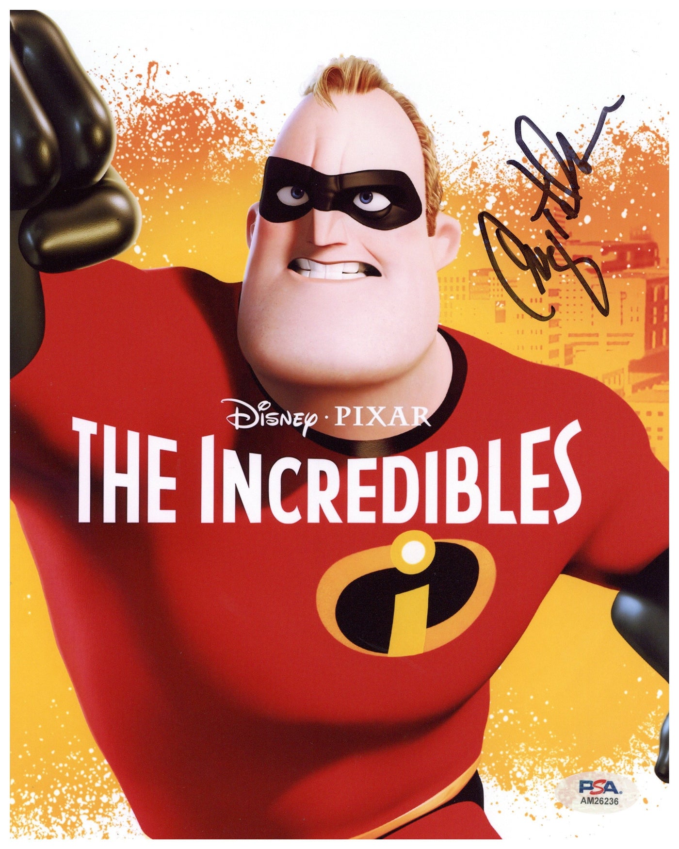 Craig T. Nelson Signed 8x10 Photo The Incredibles Autographed PSA COA