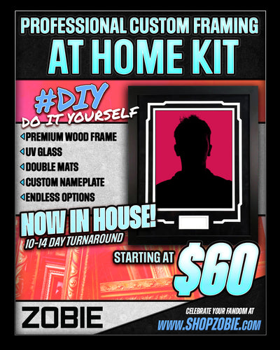 Zobie Professional Custom Framing Service - At-Home Framing Kit