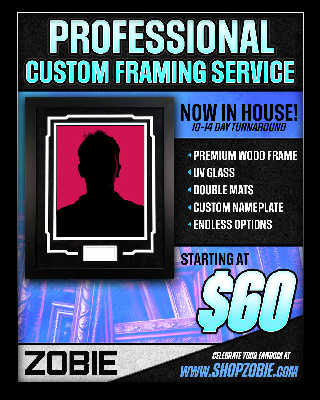 Zobie Professional Custom Framing Service
