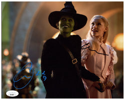 Image of Cynthia Erivo & Ariana Grande Signed 8x10 Photo Wicked Cast Autographed JSA COA