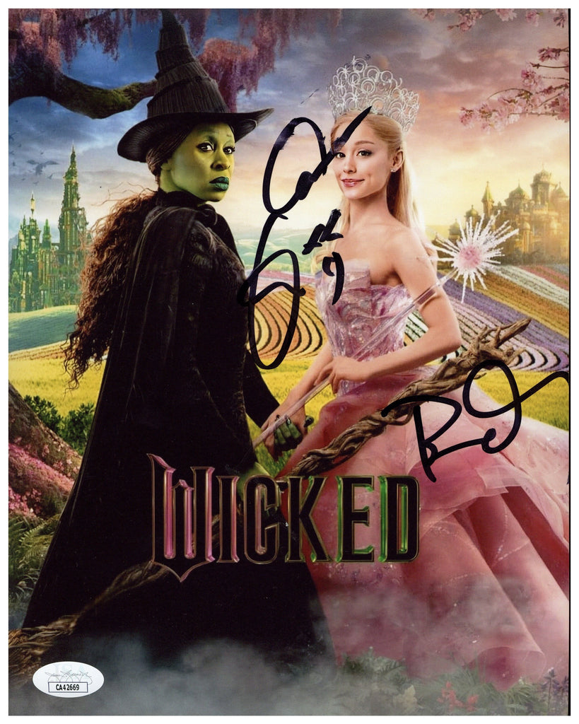 Wicked Ariana Cynthia 直筆サイン入り　フライヤー WICKED Ariana/Cynthia Signed Reprint (8x10) *YOU Choose the