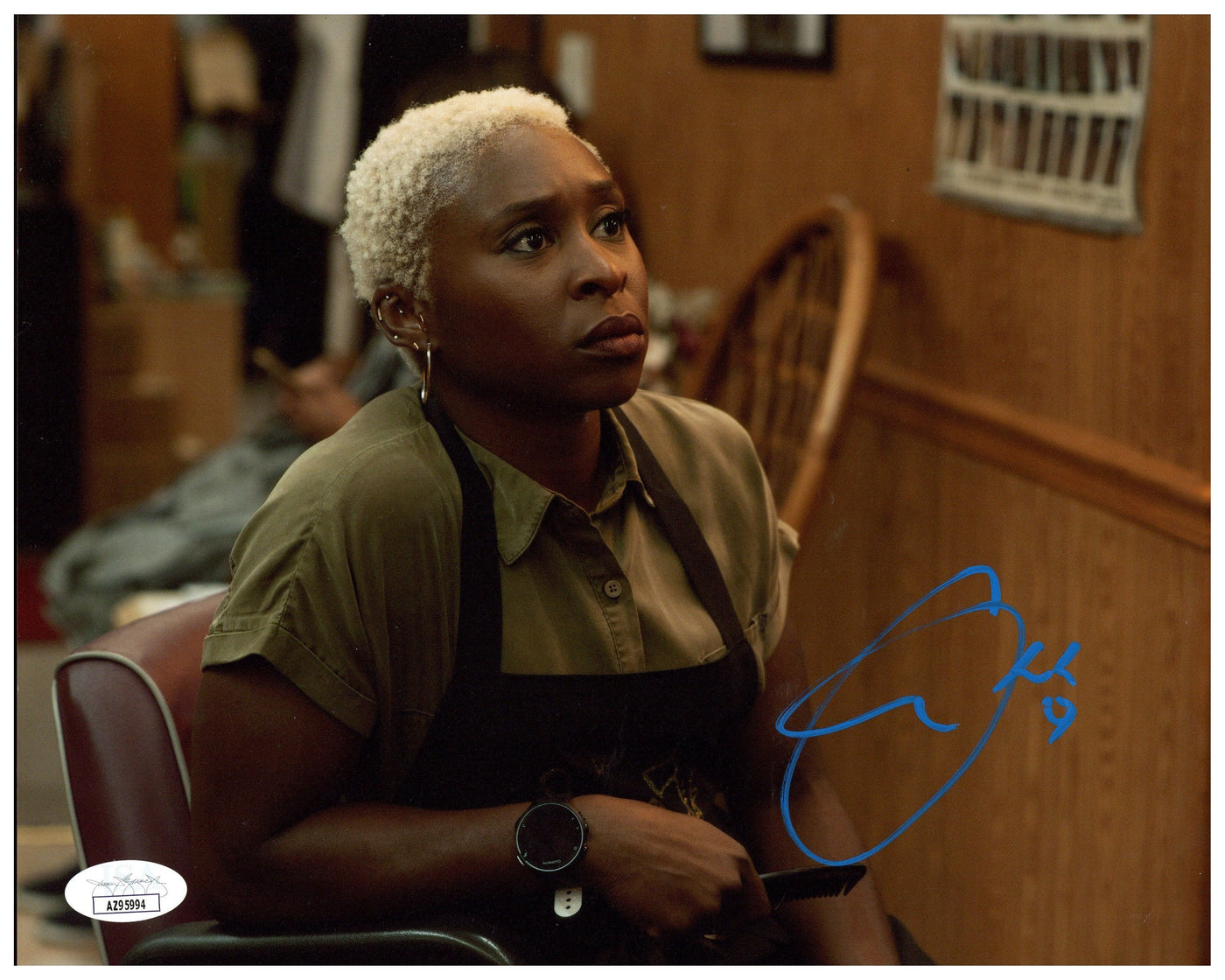 Cynthia Erivo Signed 8x10 Photo Needle in a Timestack Autographed JSA COA