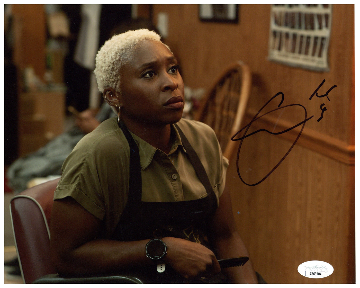 Cynthia Erivo Signed 8x10 Photo Widows Autographed JSA COA