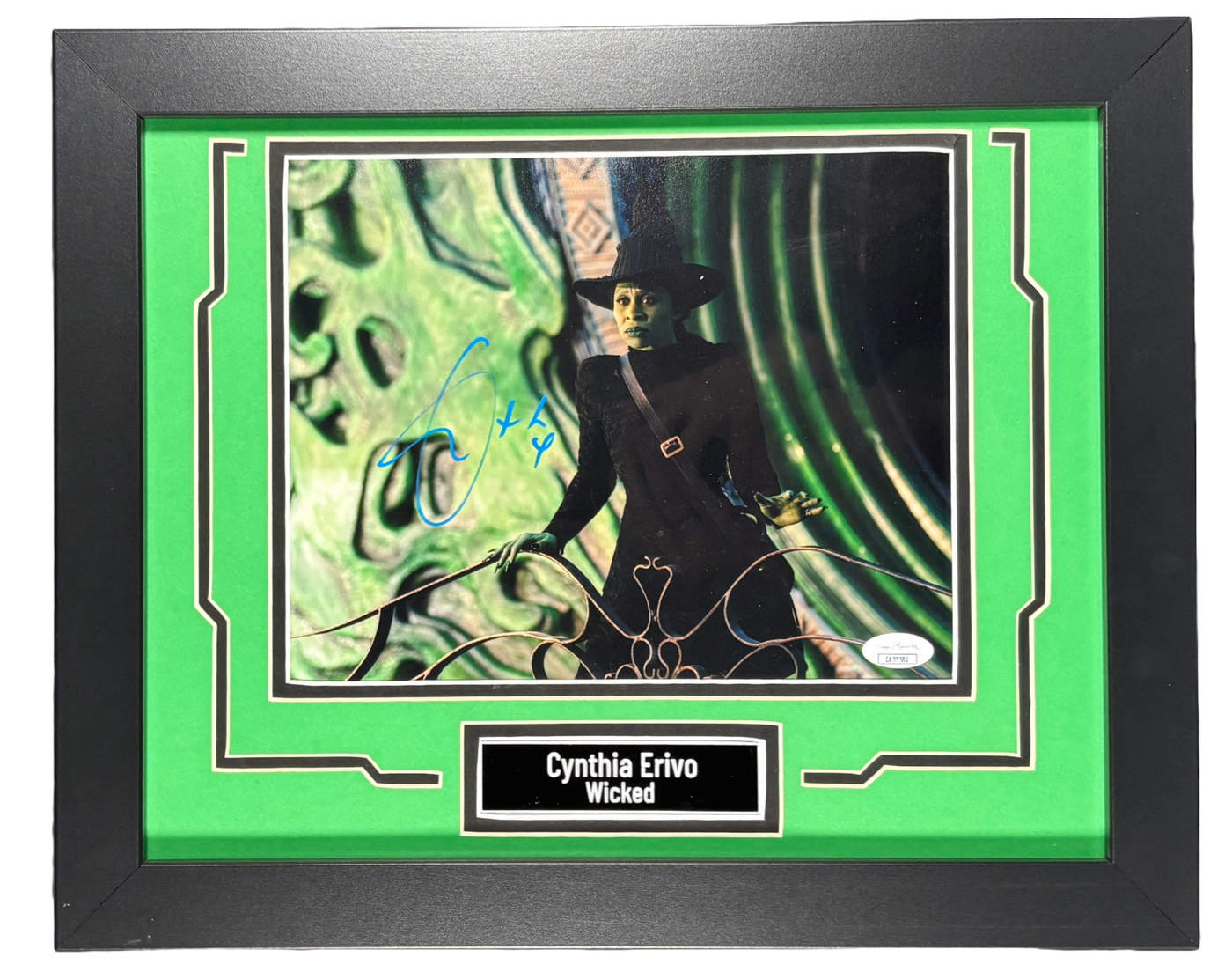 Cynthia Erivo Signed Custom Framed 8x10 Photo Wicked Elphaba Autographed JSA COA