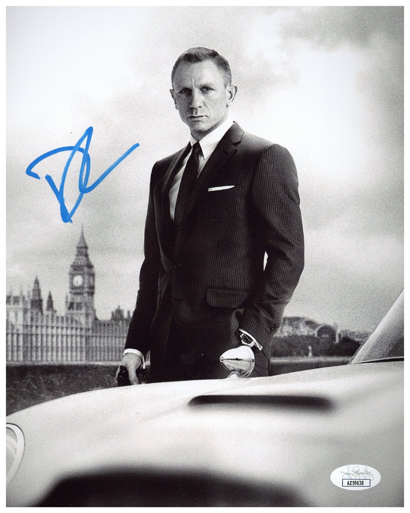 DANIEL CRAIG SIGNED 8X10 Photo SKYFALL JAMES BOND Autographed JSA COA 2