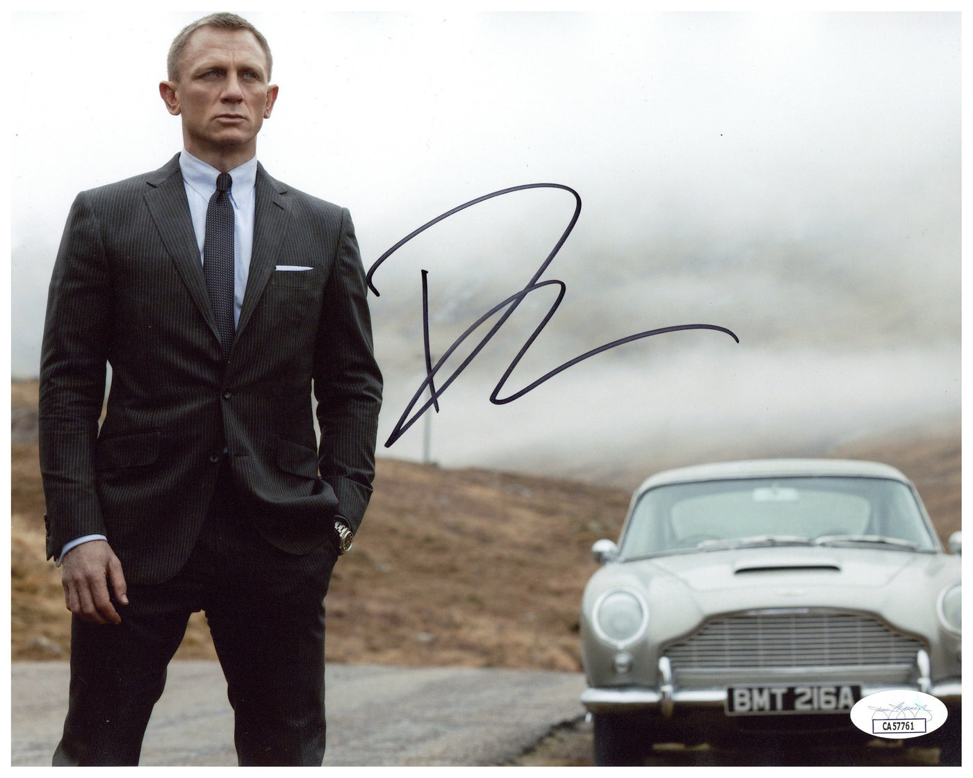 DANIEL CRAIG SIGNED 8X10 Photo SKYFALL JAMES BOND Autographed JSA COA #3