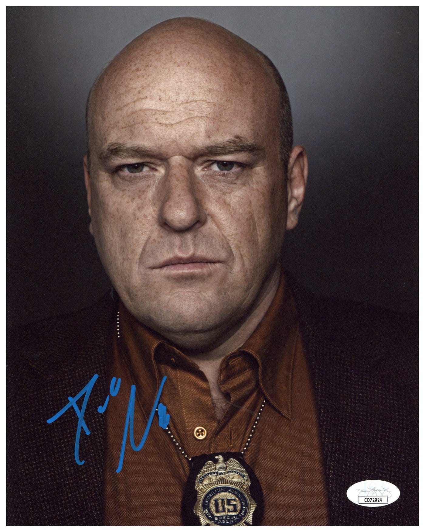DEAN NORRIS Signed 8x10 Photo Breaking Bad Autographed JSA COA 3