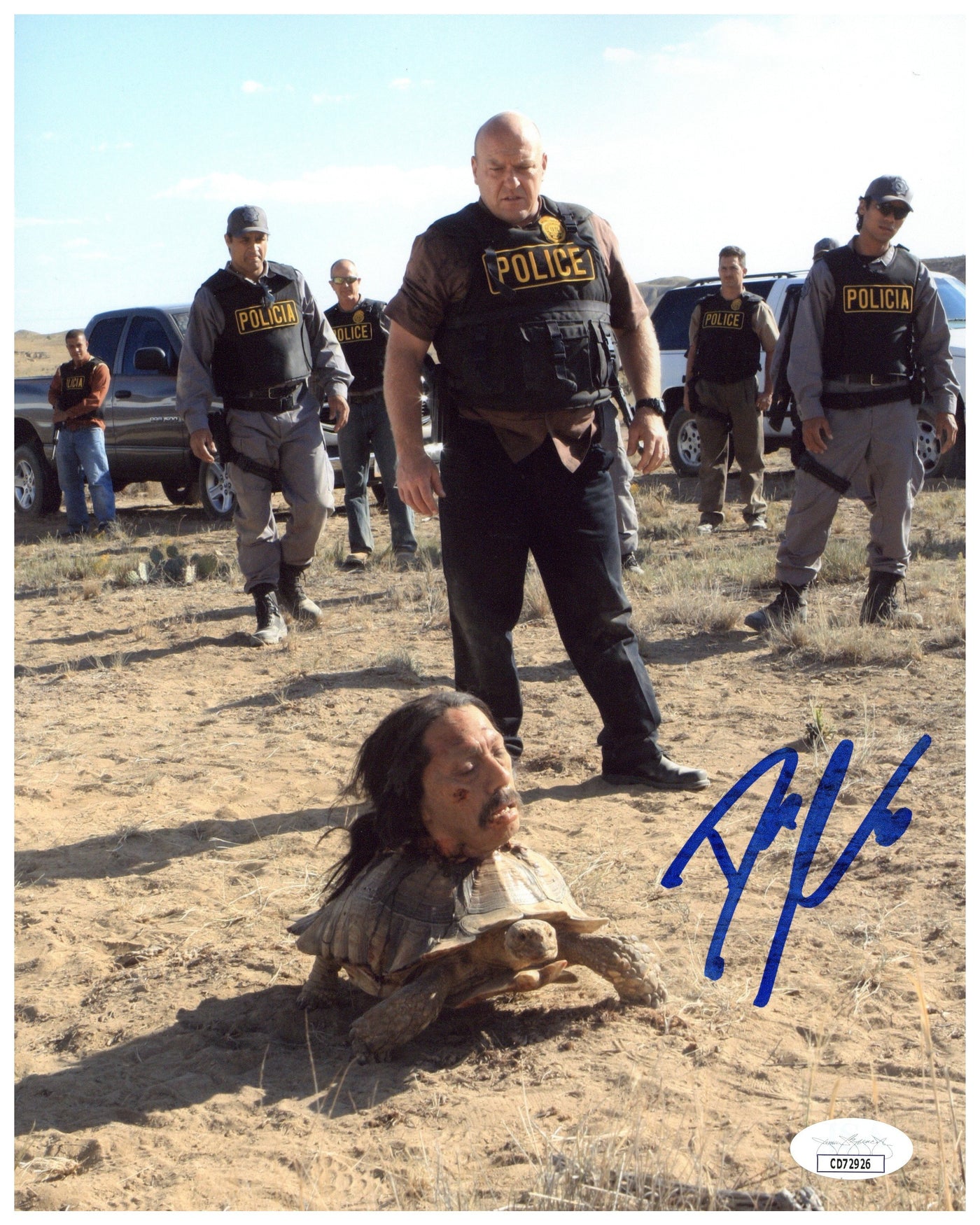 DEAN NORRIS Signed 8x10 Photo Breaking Bad Autographed JSA COA