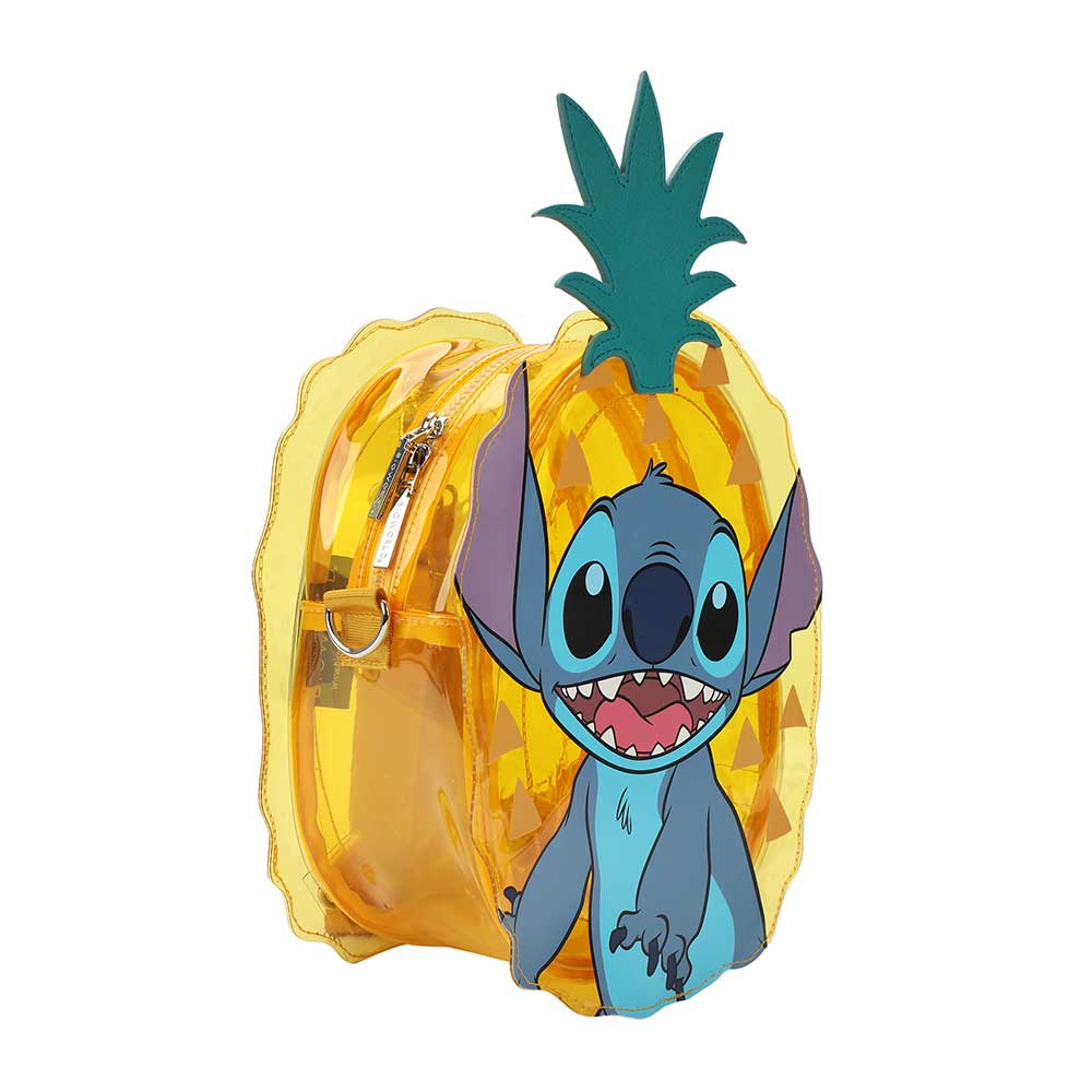 Disney Stitch Pineapple Kids Bag - Yellow and Blue Disney Lilo & Stitch Pineapple Faux Leather Blue Mini  main image 3