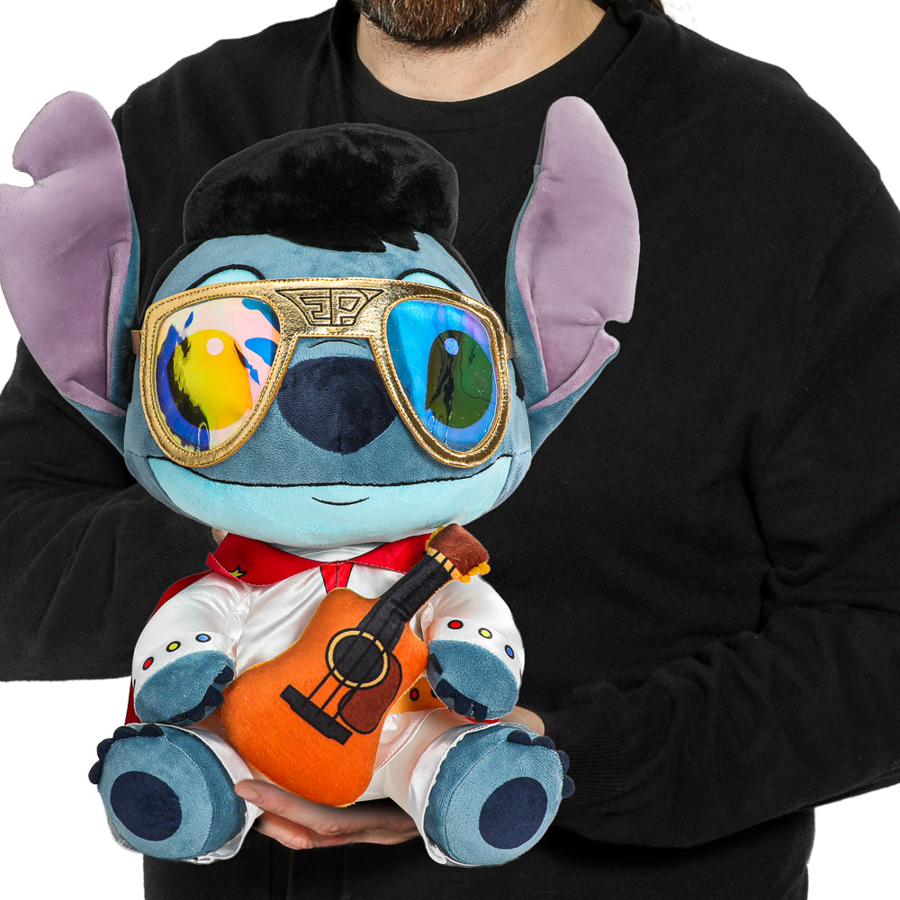 DISNEY STITCH SINGER ELVIS HUGME PLUSH WITH SHAKE ACTION (Pre-Order)