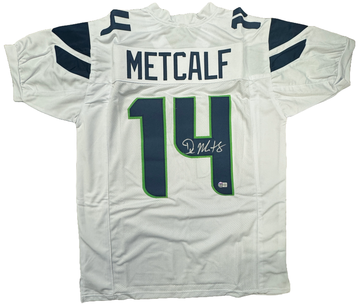 DK Metcalf Signed Seattle Seahawks Custom Jersey Autographed BAS