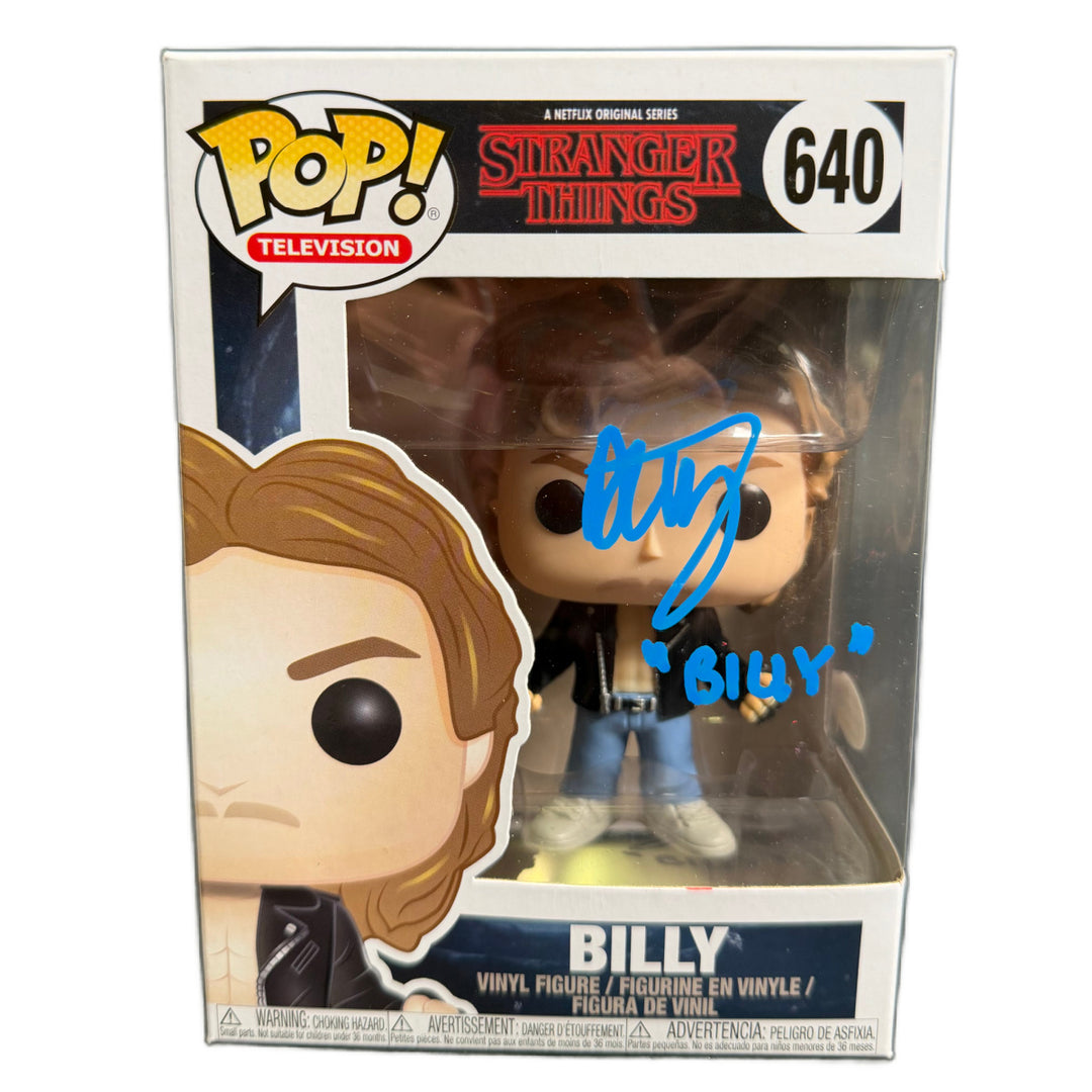 Dacre Montgomery Signed Funko POP Stranger Things Billy Autographed AC –  Zobie Productions