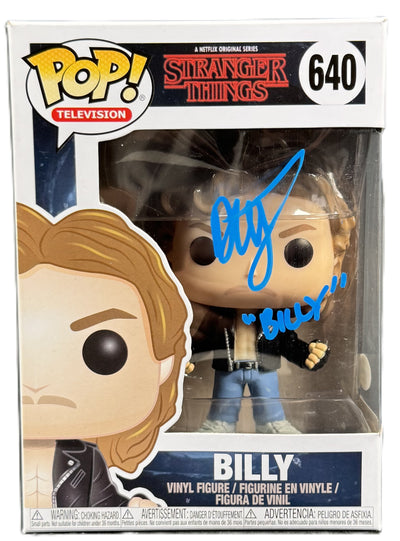 Dacre Montgomery Signed Funko Pop Stranger Things Billy 640 Autographed ACOA COA